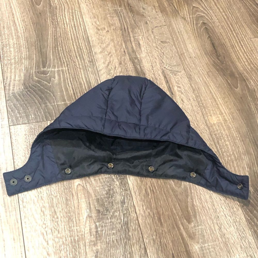 Toddlers Hood For Jacket Navy Blue Detachable Hood